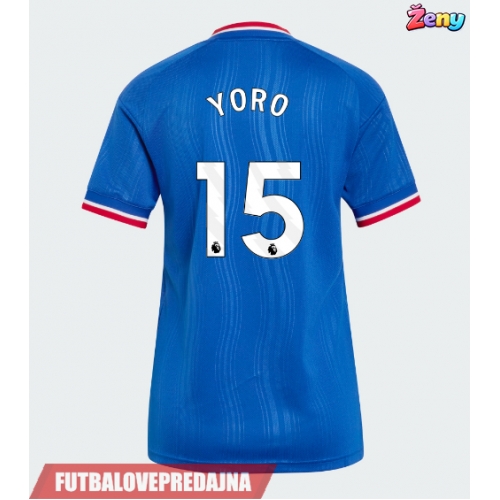 Lacne Ženy Futbalové dres Manchester United Leny Yoro #15 2026-27 Krátky Rukáv - Preč